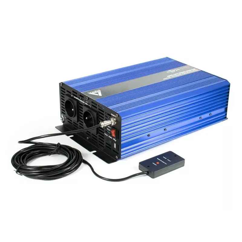 AZO Digital 12 VDC / 230 VAC gryno sinuso keitiklis 3000W IPS-3000S
