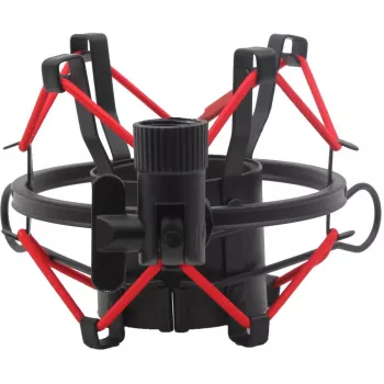 MOZOS SHM2-RED Anti-Vibration Shock Mount for Microphone 48-54 mm Red
