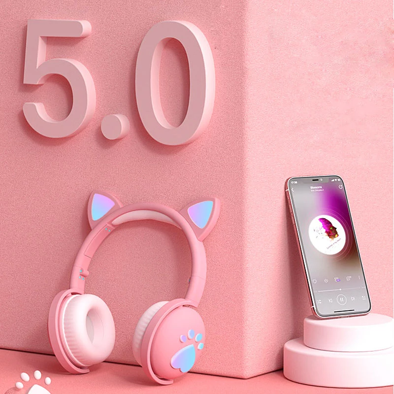 MOZOS KID DOG belaidės ausinės vaikams violetinė