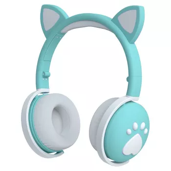 MOZOS KID DOG vaikiškos ausinės, žalios spalvos