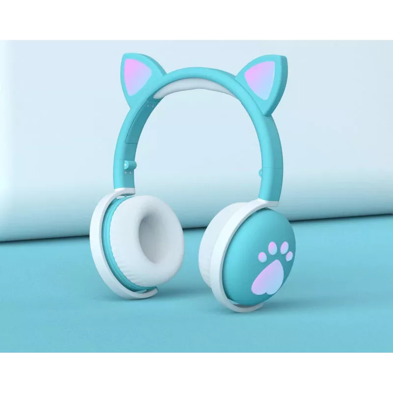 MOZOS KID DOG vaikiškos ausinės, žalios spalvos