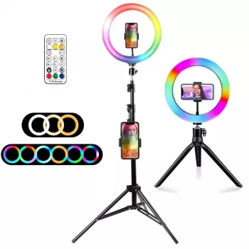 MOZOS MLM-RING-RGB LED žiedinė šviesa 26 cm