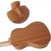 MOZOS GECKO Soprano Ukulele rinkinys - natūrali mediena, 12 griovelių, nailoninės stygos, komplekte krepšys, derintuvas, plektrai, diržas, atsarginės stygos, valymo šluostė