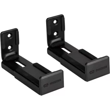 MOZOS SWM2 Soundbar Wall Mount – Black, Steel, 15 kg Capacity
