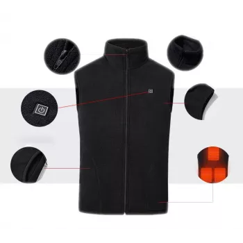 MOZOS HV3 šildoma liemenė, unisex, XL