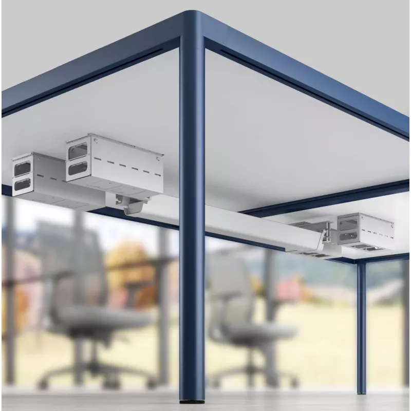 MOZOS CT550WH Under-Desk Cable Management Tray 550 mm White