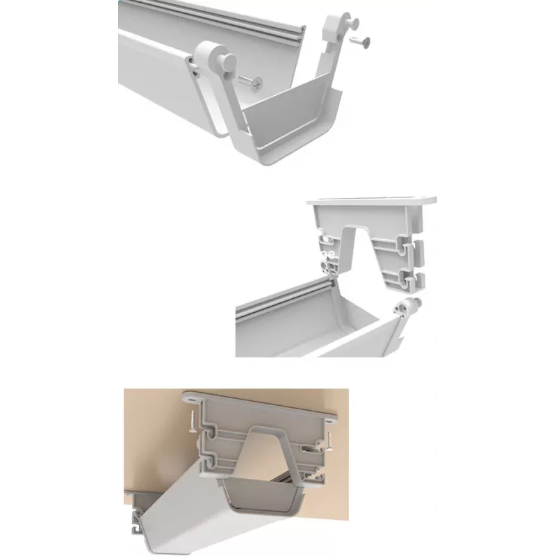 MOZOS CT550WH Under-Desk Cable Management Tray 550 mm White