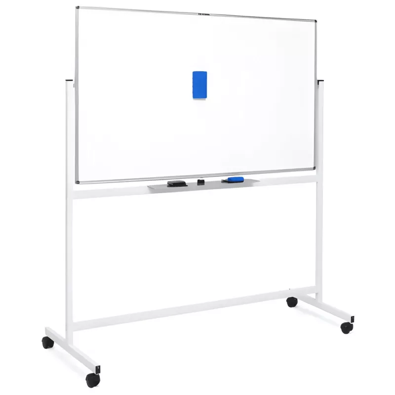 MOZOS Magnetic Whiteboard Rotating Mobile 100x70 cm