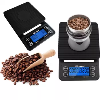 MOZOS CAFFE Electronic Coffee Scale with Stopwatch