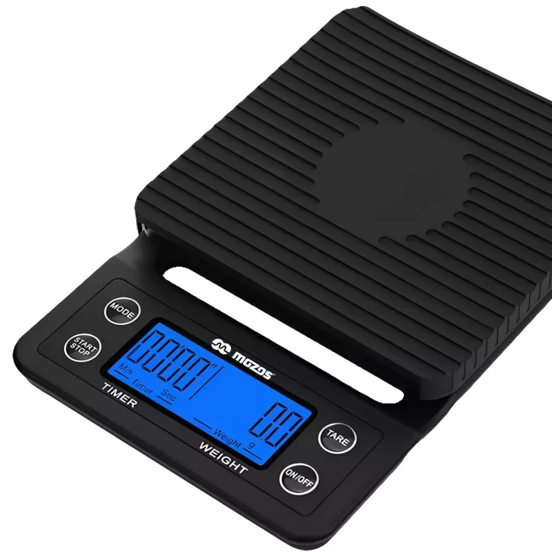 MOZOS CAFFE Electronic Coffee Scale with Stopwatch