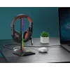 MOZOS D12 RGB LED ausinių stovas ant ausinių