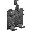 MOZOS OA1 Perforated Board Desk Organizer, Black, Steel