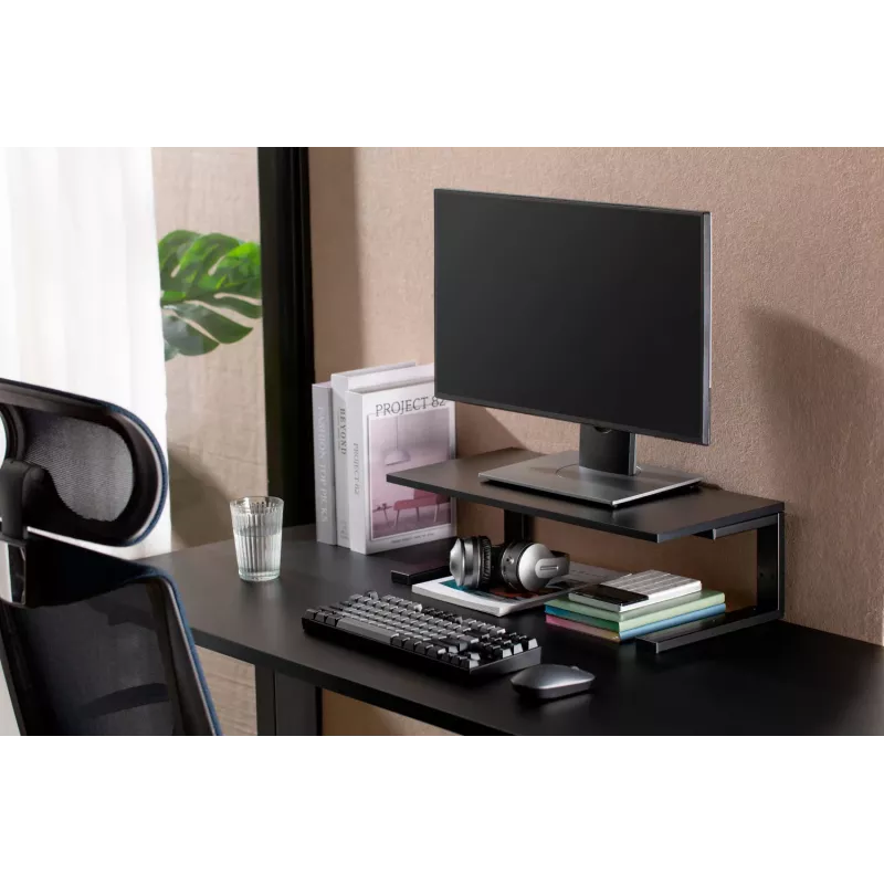 MOZOS Ergo Clamp Riser Monitor Laptop Stovas Juodas 600x260mm