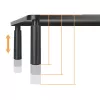 MOZOS SPM2 Dvigubo monitoriaus pakėlimo stovas 1000x230x120 mm juodas