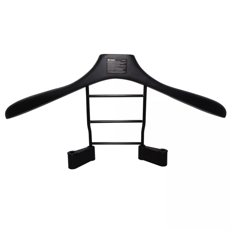 MOZOS WS-BK Automobilinis drabužių kabyklė ant galvos atramos, juoda/sidabrinė, nerūdijantis plienas ir ABS, 20 kg talpa