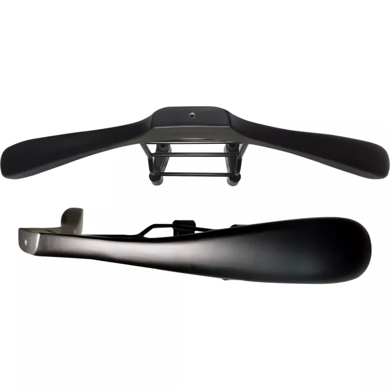 MOZOS WS-BK Automobilinis drabužių kabyklė ant galvos atramos, juoda/sidabrinė, nerūdijantis plienas ir ABS, 20 kg talpa
