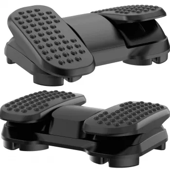 MOZOS FS6 reguliuojama ergonomiška pakojė su masažiniais gumbeliais, juoda