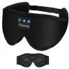 MOZOS LC001-V2 Bluetooth miego kaukė su stereo garsiakalbiais, juoda