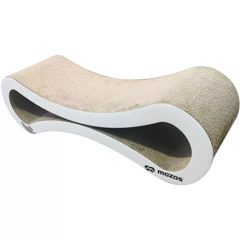 MOZOS KITTY-SPIKE Kačių draskyklė ir poilsio lovelė, kartoninė, didelė, 86 cm XXL