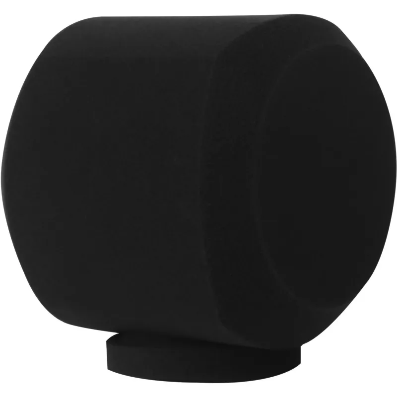 MOZOS PS-4 Sferinis putplasčio mikrofonų pop filtras / vėjo gaubtas, juodas