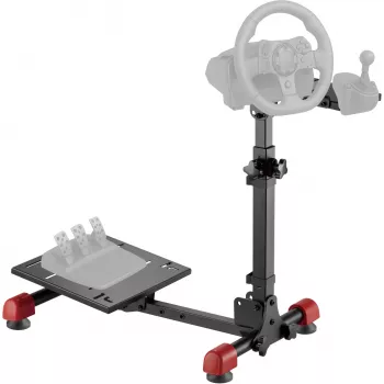 MOZOS SGS4 Lenkimo ratų stovas, skirtas Logitech G25/G27/G29/G920/G923, Thrustmaster, Fanatec - Juodas