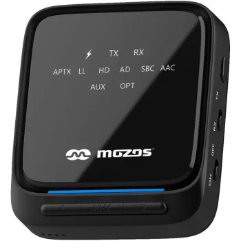 MOZOS B3 aptX HD Bluetooth 5.0 siųstuvas-imtuvas su optiniu / AUX