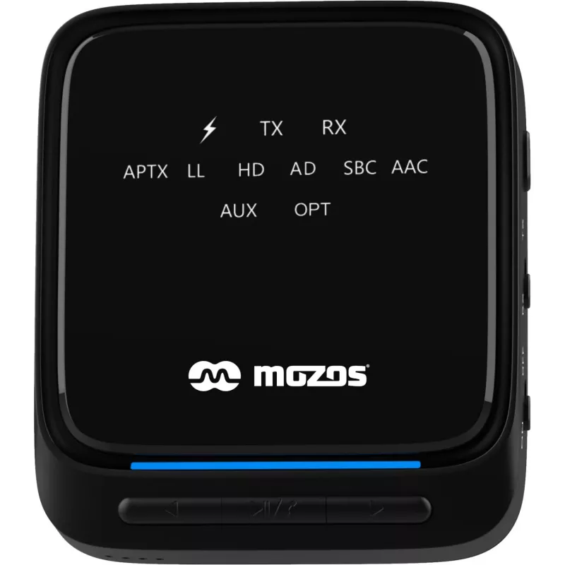 MOZOS B3 aptX HD Bluetooth 5.0 siųstuvas-imtuvas su optiniu / AUX
