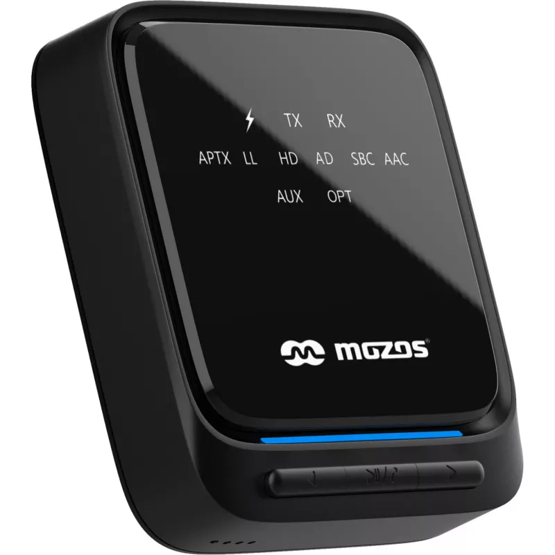 MOZOS B3 aptX HD Bluetooth 5.0 siųstuvas-imtuvas su optiniu / AUX