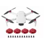 SUNNYLIFE 4x Motor Protectors for DJI Mavic Mini - Black ABS Plastic Snap-on Dustproof Scratch-resistant