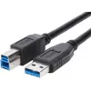 Brackton USB Type-A to Type-B 5Gbps 3m laidas - juodas