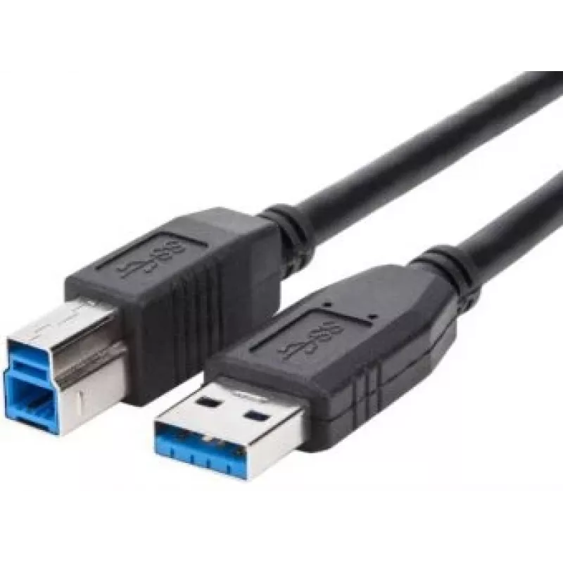 Brackton USB 3.0 laidas Type-A – Type-B 5Gbps 1m juodas