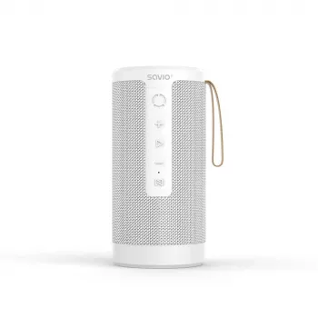 SAVIO BS-032 nešiojamas Bluetooth garsiakalbis baltas