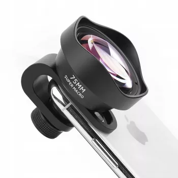 Ulanzi 75mm Super Macro objektyvas išmaniesiems telefonams - juodas