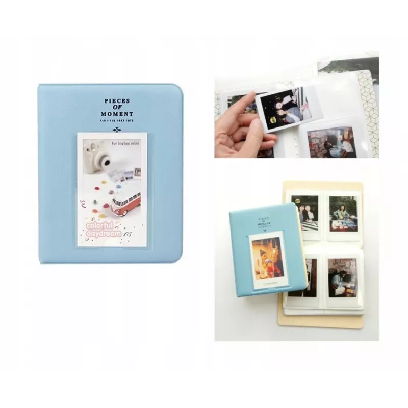 LOVEINSTANT 8-in-1 Camera Accessory Kit, skirta Fujifilm Instax Mini 11 – mėlyna