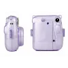 LOVEINSTANT apsauginis dėklas Fujifilm Instax Mini 11 – skaidrus violetinis su blizgučiais