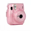 LOVEINSTANT apsauginis dėklas, skirtas Fujifilm Instax Mini 11 – permatomas rožinis su blizgučiais