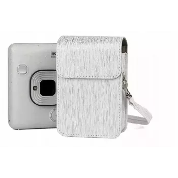 LOVEINSTANT Apsauginis dėklas, skirtas Fujifilm Instax Mini LiPlay – sidabrinis