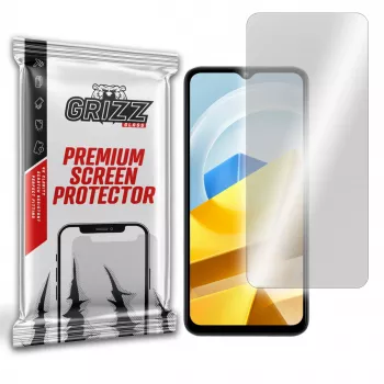 GrizzGlass Hybrid Glass Screen Protector, skirta „Xiaomi POCO M5“ (1 vnt.)