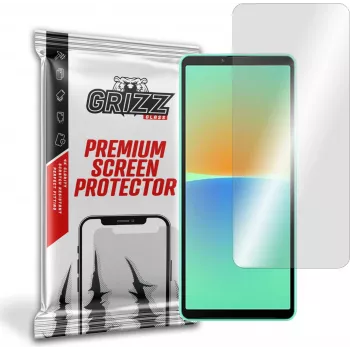 GrizzGlass Hybrid Glass Screen Protector, skirta Sony Xperia 10 IV - Skaidrus