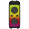 TONSIL Party Dance 1600 nešiojamas Bluetooth kolonėlių garsiakalbis su LED šviesomis, karaoke, 1600W PMPO, 80W RMS, 10 inch žemų dažnių garsiakalbiu, TWS, FM radiju, mikrofonu ir nuotolinio valdymo pulteliu