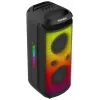 TONSIL Party Dance 1600 nešiojamas Bluetooth kolonėlių garsiakalbis su LED šviesomis, karaoke, 1600W PMPO, 80W RMS, 10 inch žemų dažnių garsiakalbiu, TWS, FM radiju, mikrofonu ir nuotolinio valdymo pulteliu