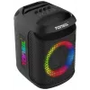 Tonsil Party Dance 800 nešiojamas Bluetooth garsiakalbis su karaoke, disko LED, 80 W RMS, 2x8 inch žemų dažnių garsiakalbiais, juodas