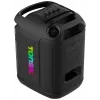 Tonsil Party Dance 800 nešiojamas Bluetooth garsiakalbis su karaoke, disko LED, 80 W RMS, 2x8 inch žemų dažnių garsiakalbiais, juodas