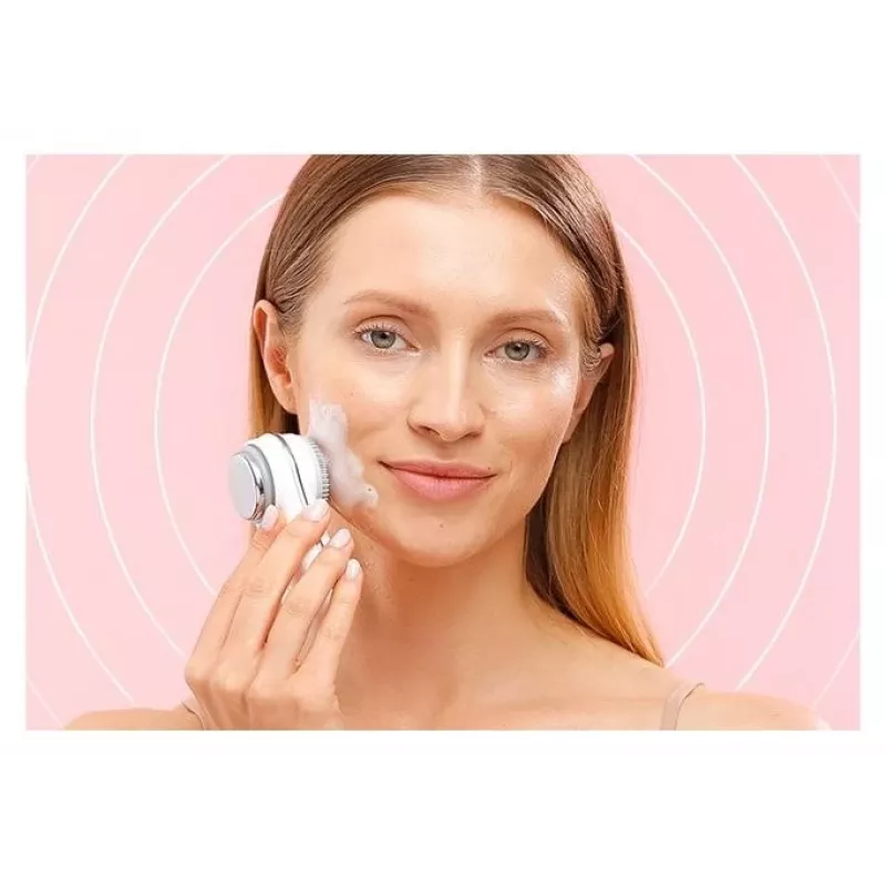 Odos priežiūros prietaisų rinkinys Garett Beauty Multi Clean (baltas) + Glow Eye (baltas)