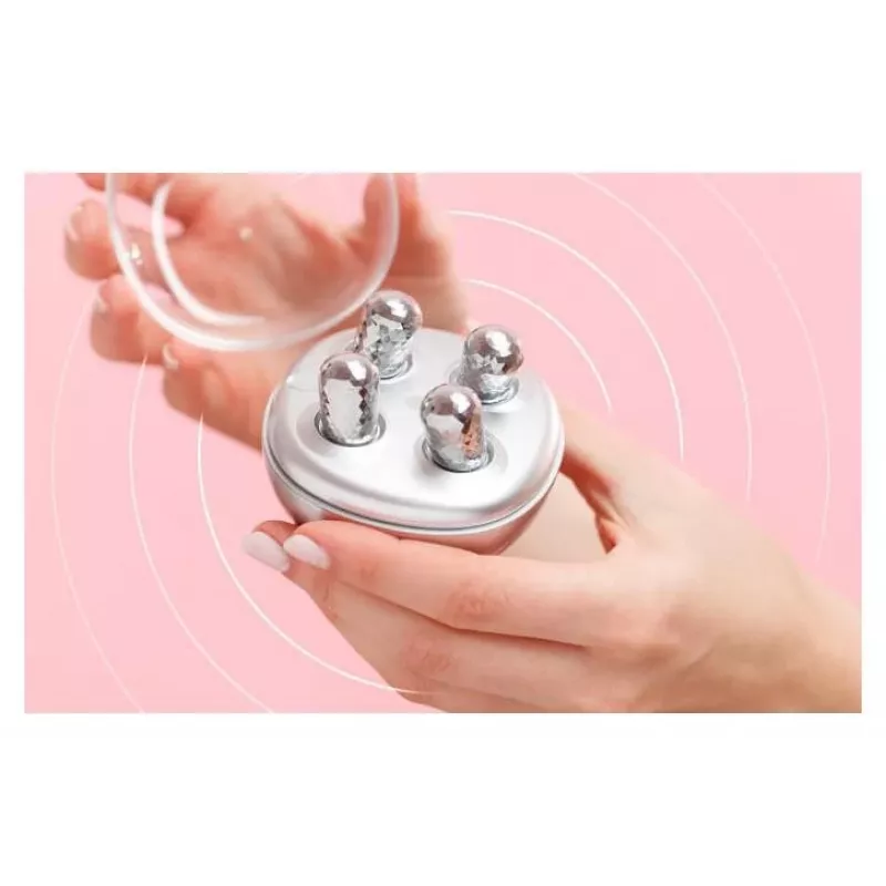 Garett Beauty Pretty Face + Glow Eye White – Daugiafunkcinis veido ir akių grožio prietaisas su LED terapija, valymu ir masažu