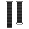 Crong Eclipse Odinė Magnetinė Apyrankė Apple Watch 44/45/46/49 mm (Juoda)