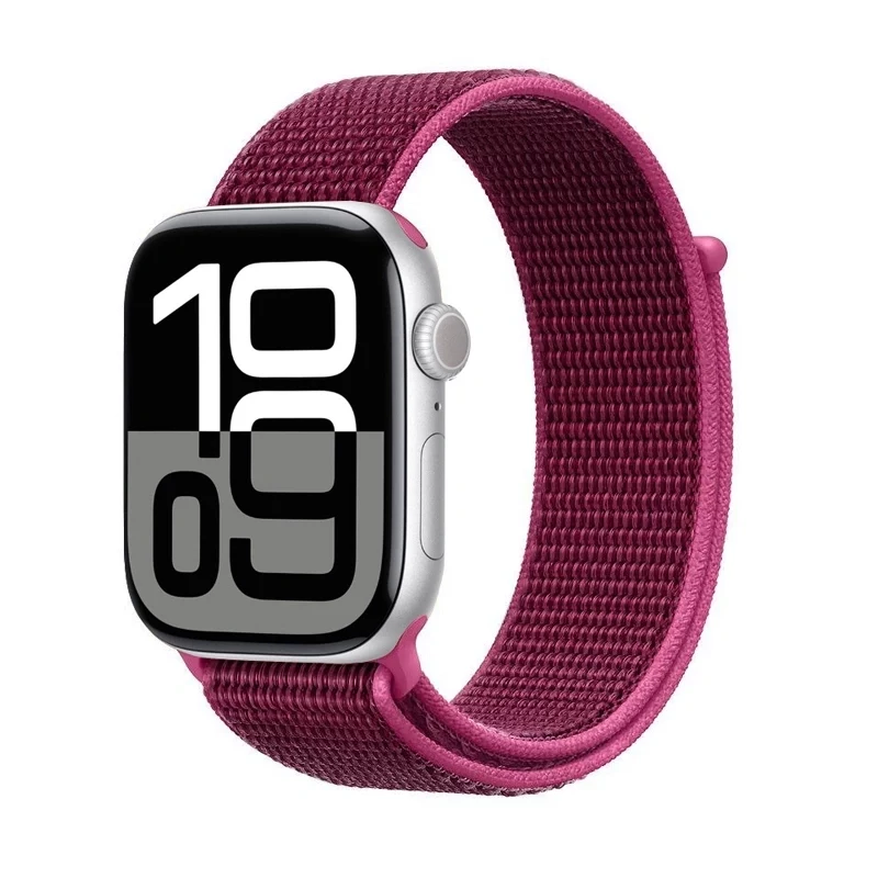 Crong Nylon Sport Band, skirta Apple Watch 38/40/41/42 mm (Magenta Fusion)