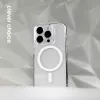 Crong Clear MAG Pro Dėklas, skirtas iPhone 16 Pro, MagSafe, Skaidrus