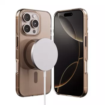 Crong Clear MAG Pro Case for iPhone 16 Pro MagSafe (Desert)