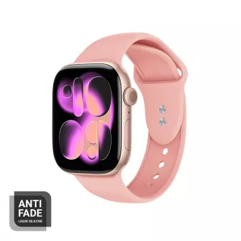 Crong Liquid – dirželis, skirtas Apple Watch 38/40/41/42 mm (spalva: Salmon)